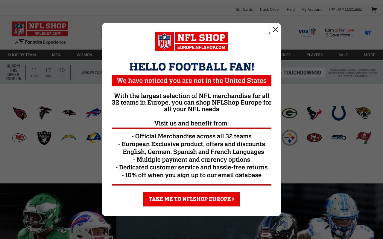 nflshop.com