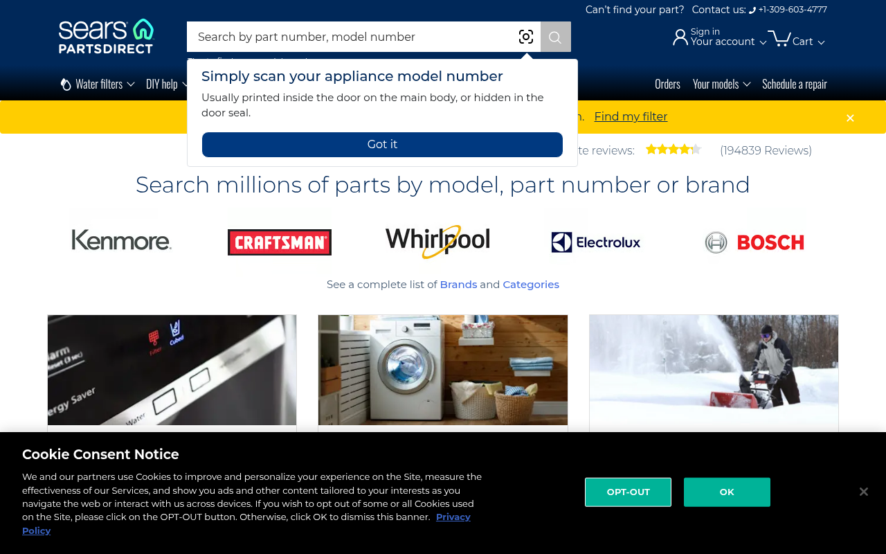 searspartsdirect.com